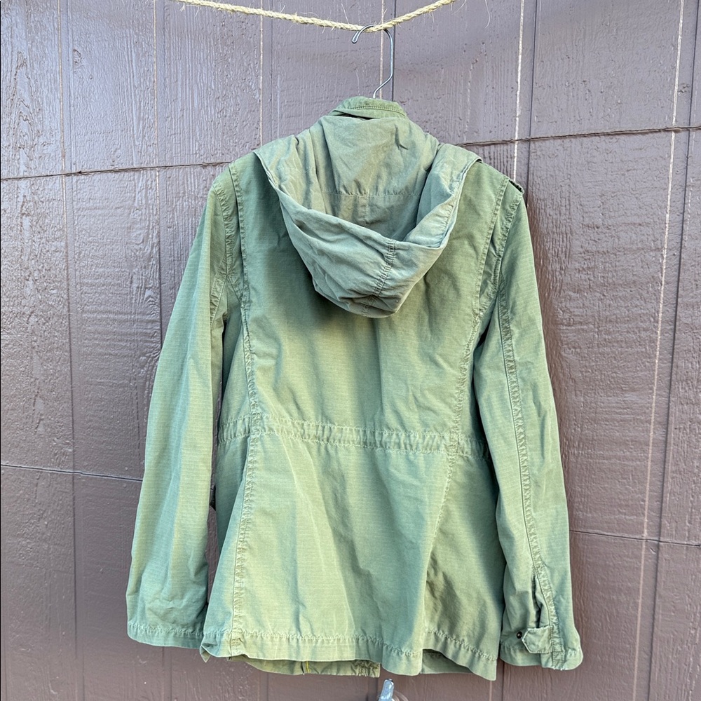 JCrew Green Military Style Jacket - Picture 3 of 6